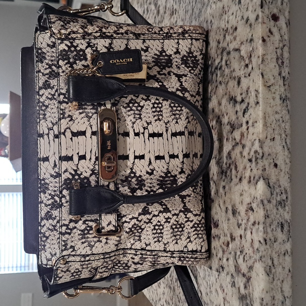Coach Limited Edition Snakeskin Handbag